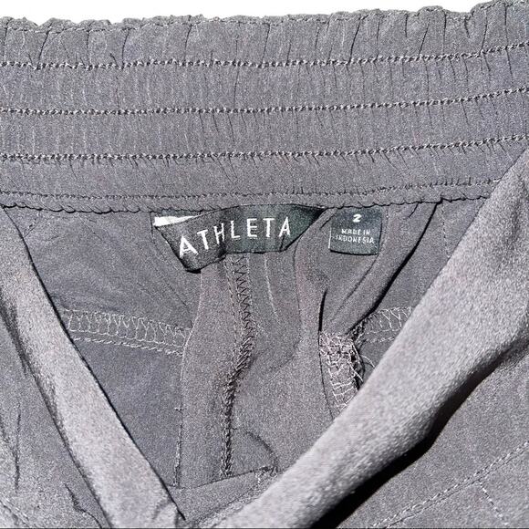 Athleta Chelsea Cargo Black Olive Green Size 2 - Picture 7 of 7